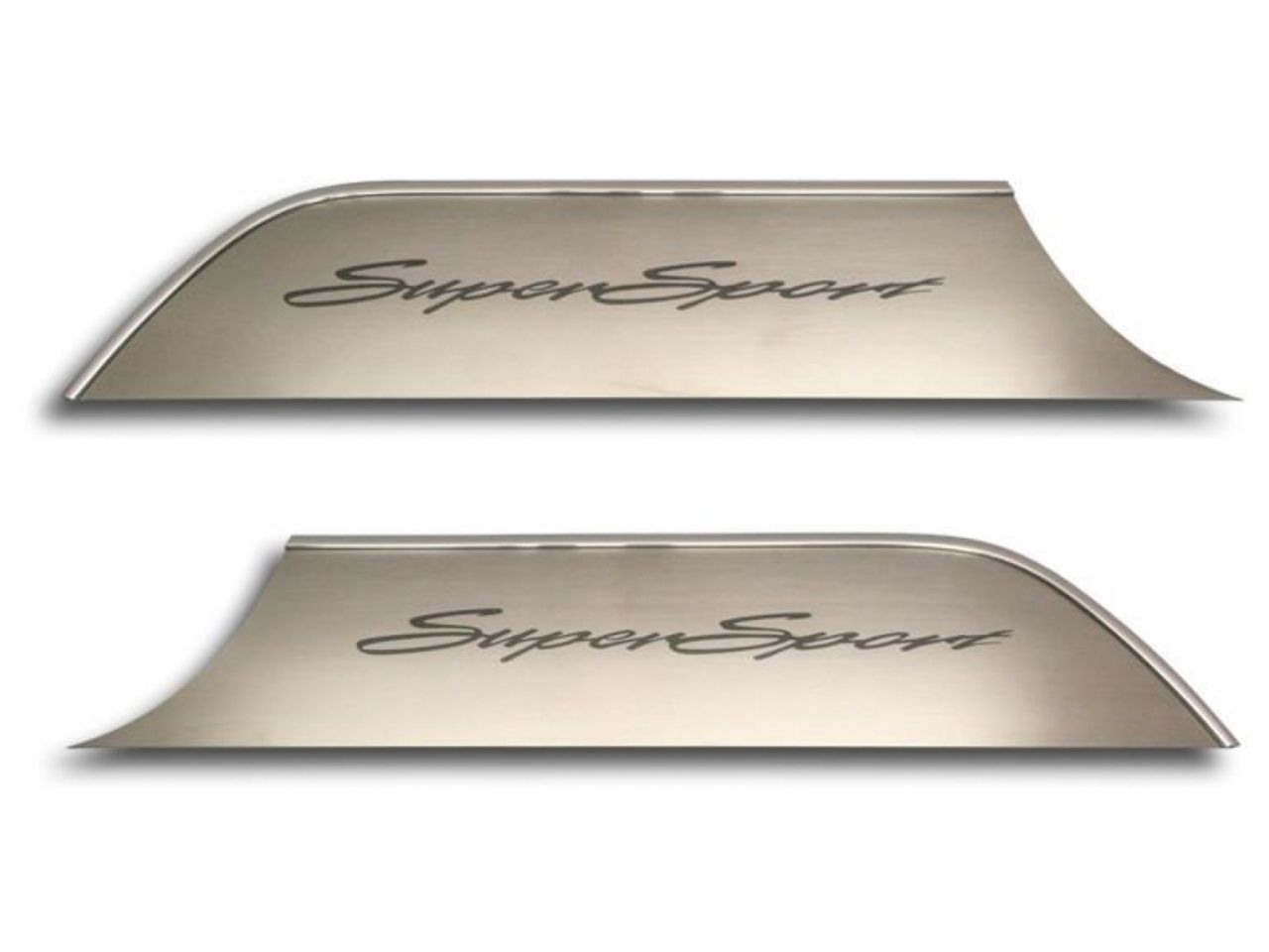 American Car Craft (ACC) 2010-2015 Camaro Door Panel Kick Plates "Super Sport" Style 2Pc