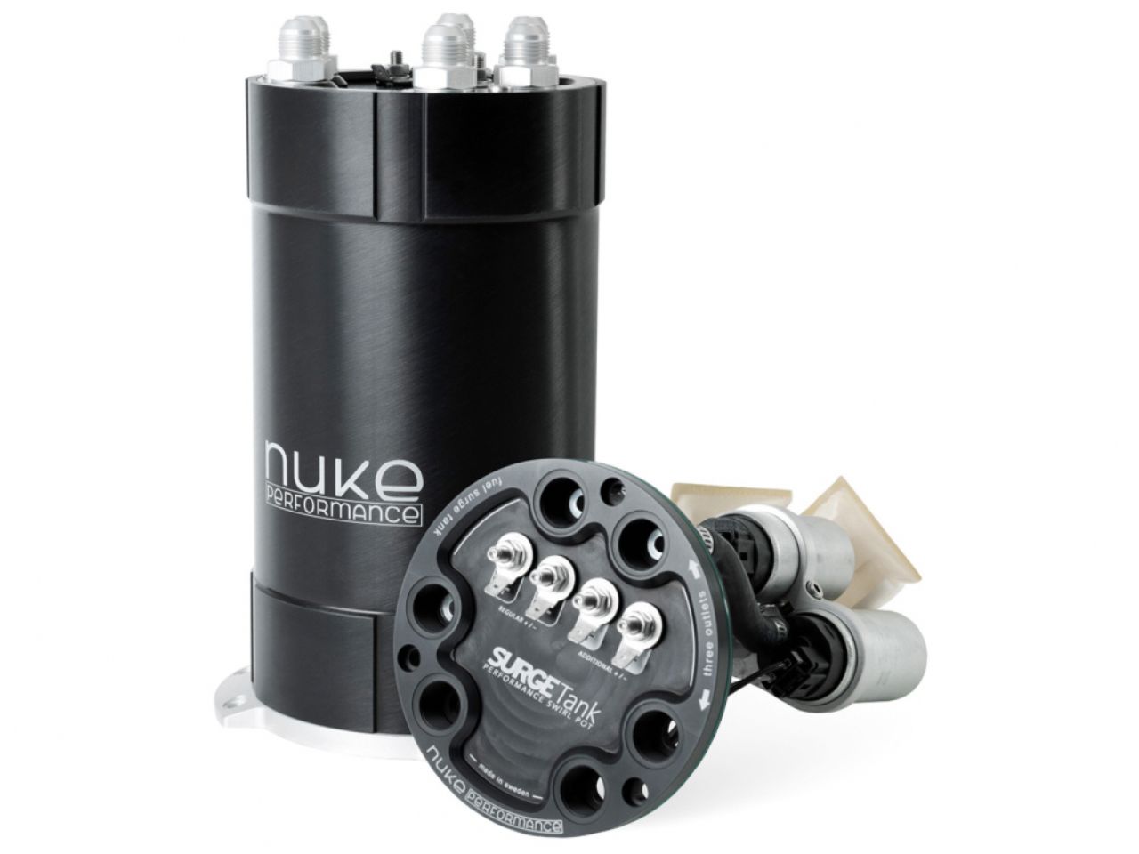 Nuke Performance 2G Fuel Surge Tank 3.0 Liter Up To 3 Internal DW400 Fuel Pumps