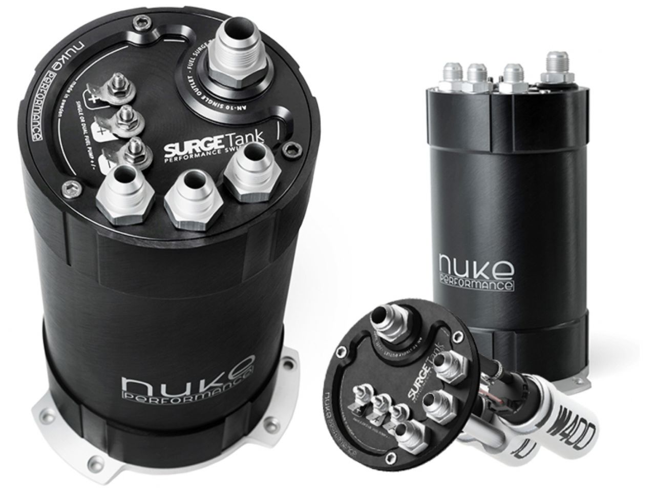 Nuke Performance 2G Fuel Surge Tank 3.0 Liter Single or Dual Deatschwerks DW400