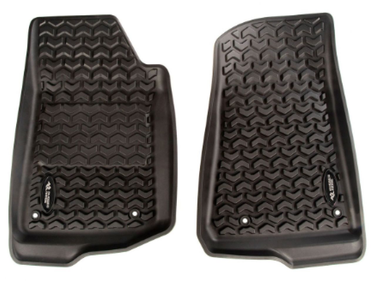 Rugged Ridge All Terrain Floor Liner Set;18-19 Jeep Wrangler JL 2-dr (Full Cargo)