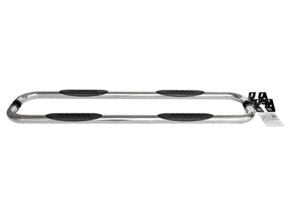 Innovative Creations Inc 3 Inch Round - Stainless Steel - Cab Length - Nerf Bars