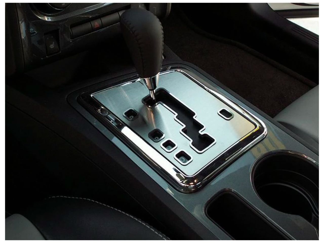 American Car Craft (ACC) 2008-2014 Dodge Challenger 5.7 and SRT 8 - Shifter Plate Brushed Auto
