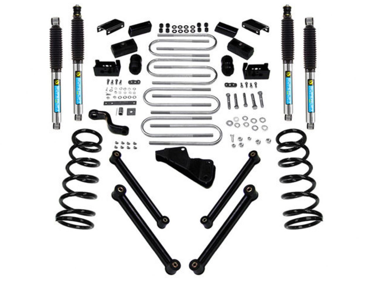 Superlift 4 inch Lift Kit - 2010-2013 Dodge Ram 2500 and 2010-2012 3500 4WD