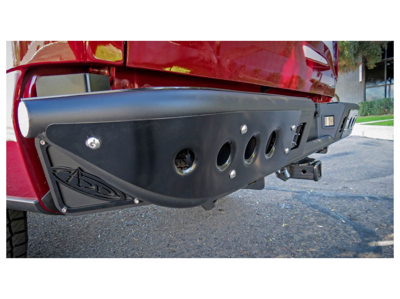 Addictive Desert Designs 2015-2019 Ford F-150 Venom Rear Bumper w/ Backup Sensor Cutout