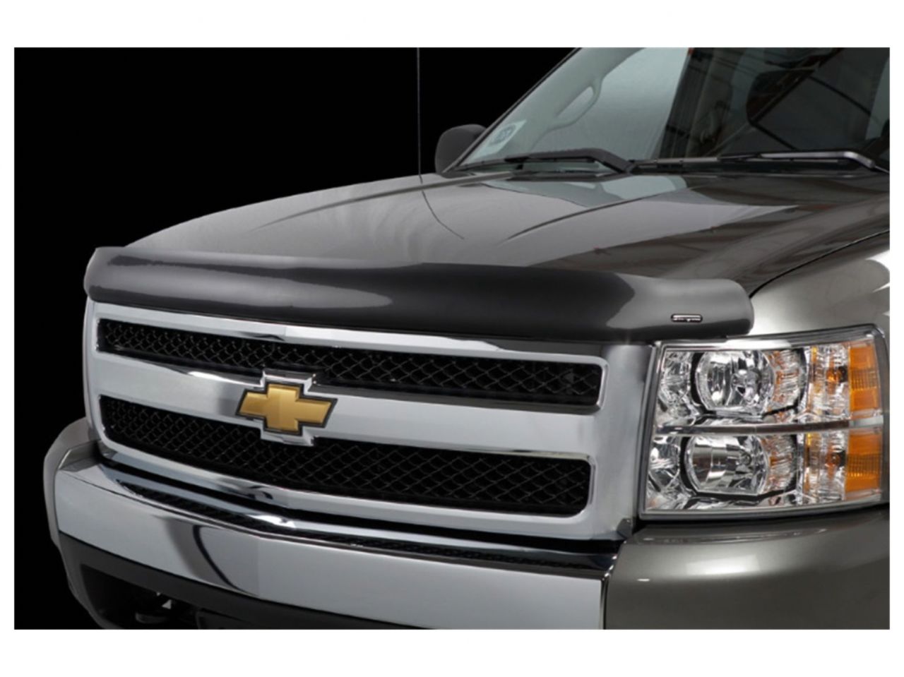 Stampede Vigilante Premium Hood Protector,Smoke,For 2007-2013 Chevrolet Silver