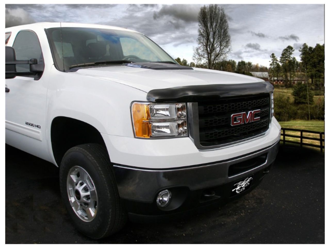 Stampede Vigilante Premium Hood Protector,Smoke,For 2011-2014 GMC Sierra 2500