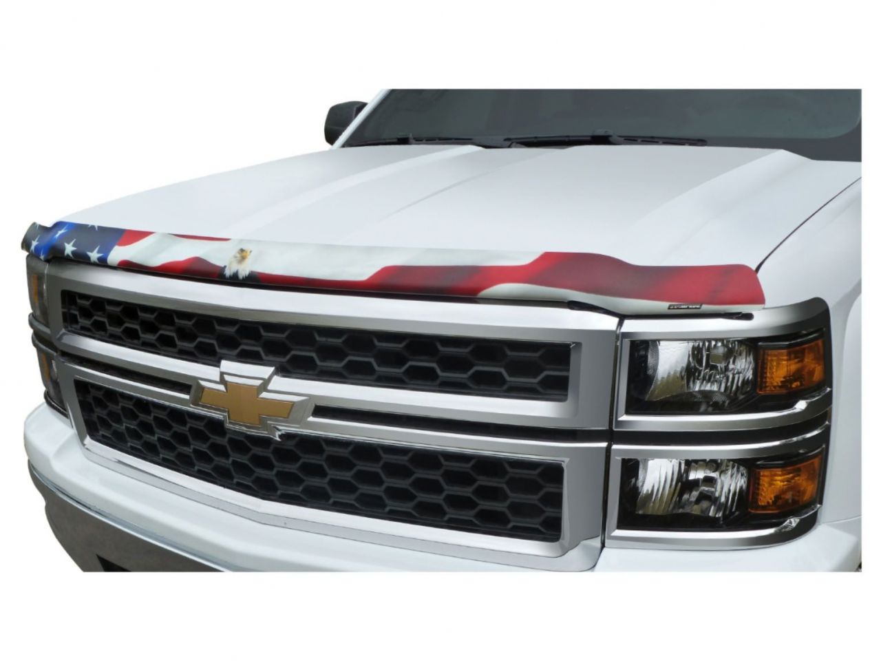 Stampede Vigilante Premium Hood Protector,American Flag w/Eagle