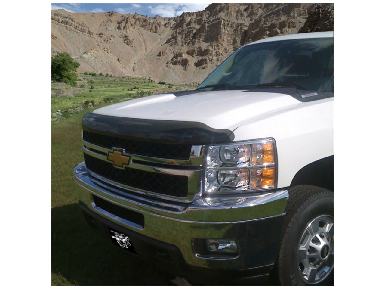 Stampede Vigilante Premium Hood Protector,Smoke,For 11-14 Chevrolet Silverado