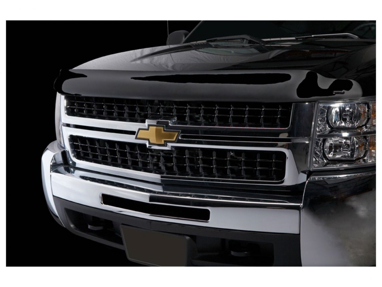 Stampede Vigilante Premium Hood Protector,Smoke,For 07-10 Chevrolet Silverado