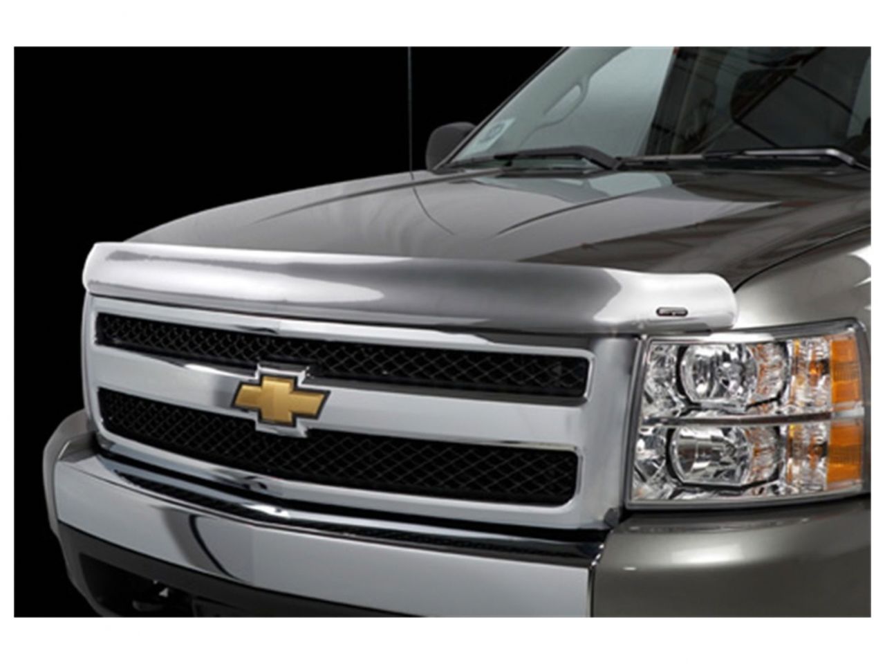 Stampede Vigilante Premium Hood Protector,Chrome,For 07-13 Chevrolet Silverado