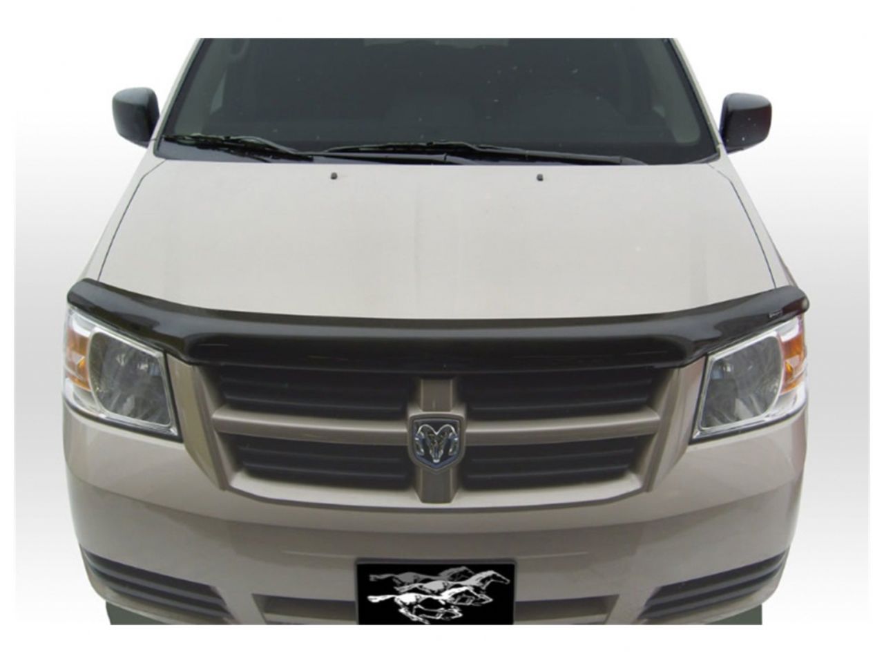 Stampede Vigilante Premium Hood Protector,Smoke,For 2008-2010 Dodge Grand