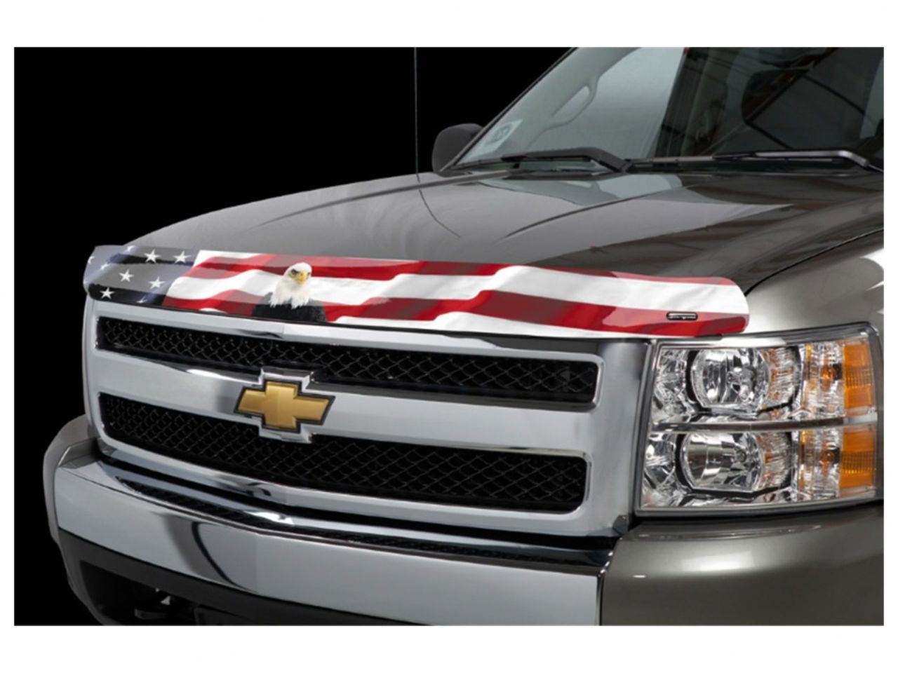 Stampede Vigilante Premium Hood Protector,American Flag w/Eagle