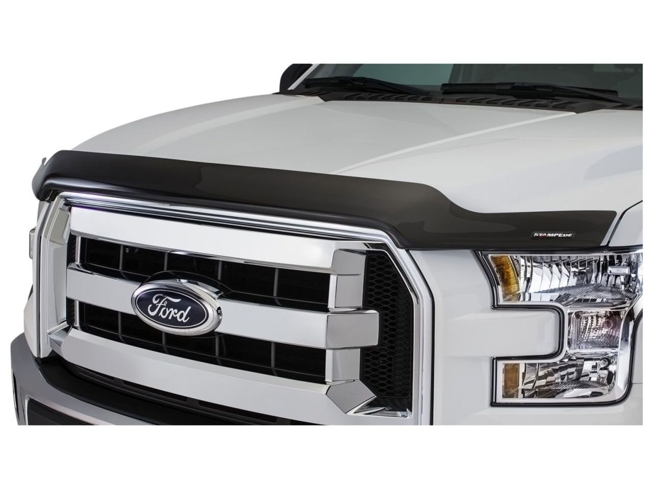 Stampede Vigilante Premium Hood Protector,Smoke,For 2015-2019 Ford F-150