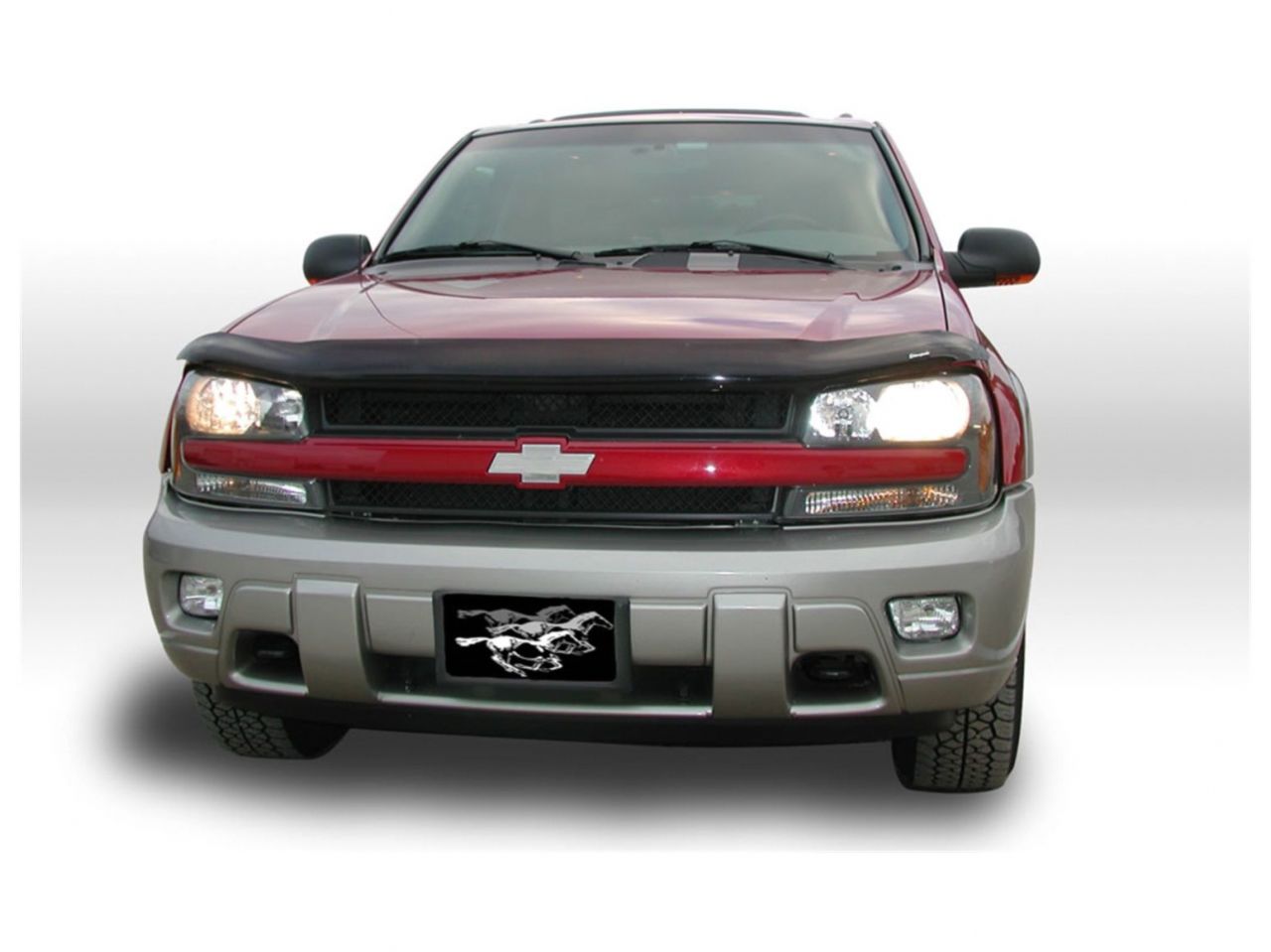 Stampede Vigilante Premium Hood Protector,Smoke,For 2002-2009 Chevrolet