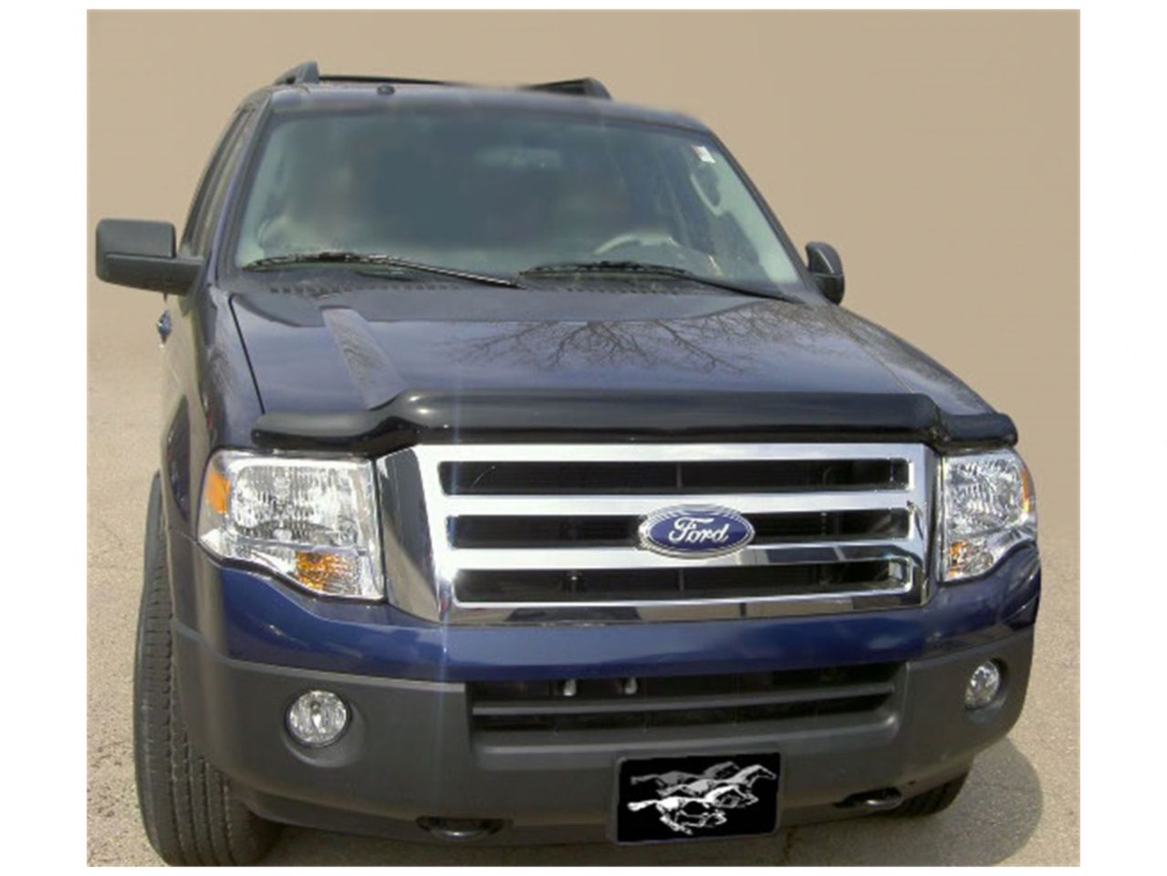 Stampede Vigilante Premium Hood Protector, Smoke, for 2007-2017 Ford Expedition