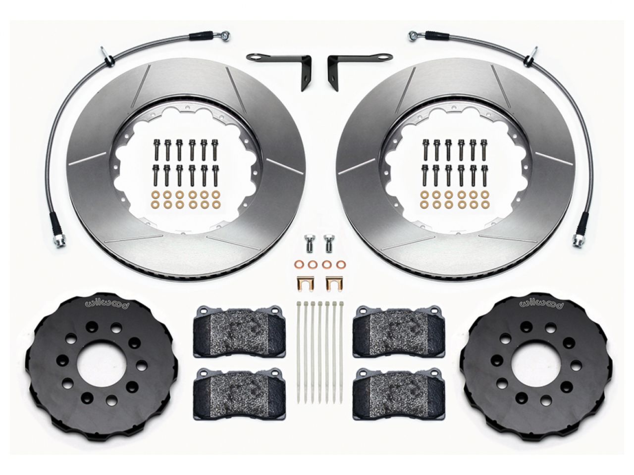 Wilwood Pro-Matrix Front Kit,GT 05-12 Mustang GT500 (2Pc Hat/Rtr)