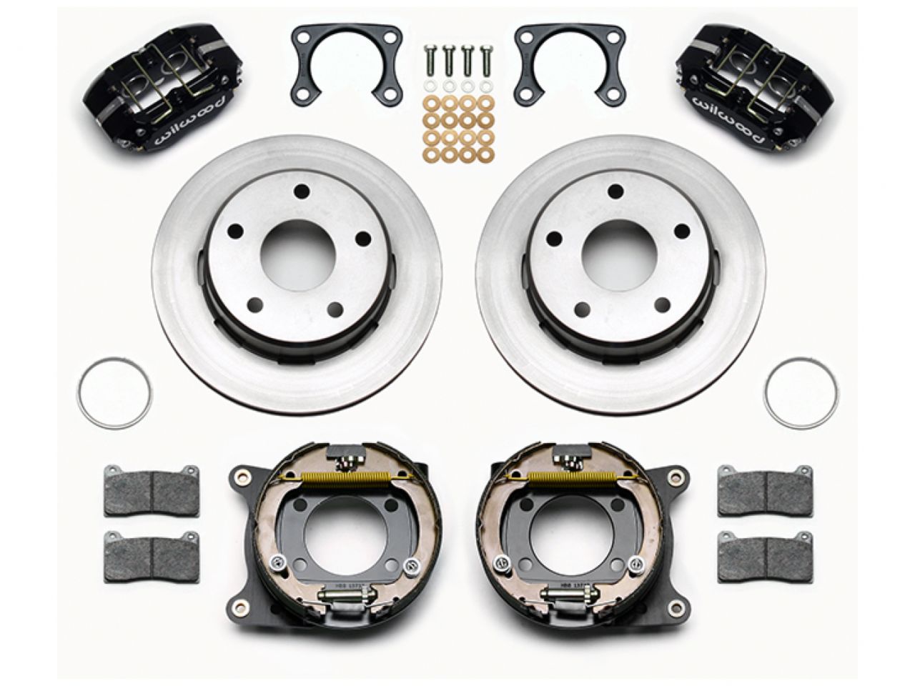 Wilwood DPL P/S Park Brake Kit Big Ford 2.00" Off,Bronco 5 x 5.50