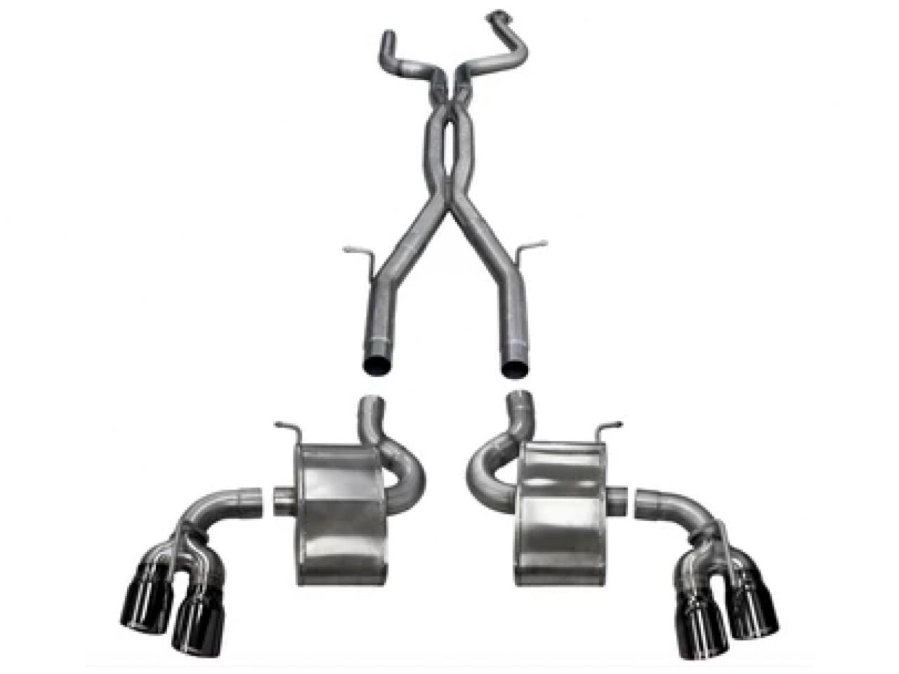 Corsa Performance 16-19 Chevrolet Camaro SS, ZL1 2.75" Dual Rear Exit Catback Exhaust