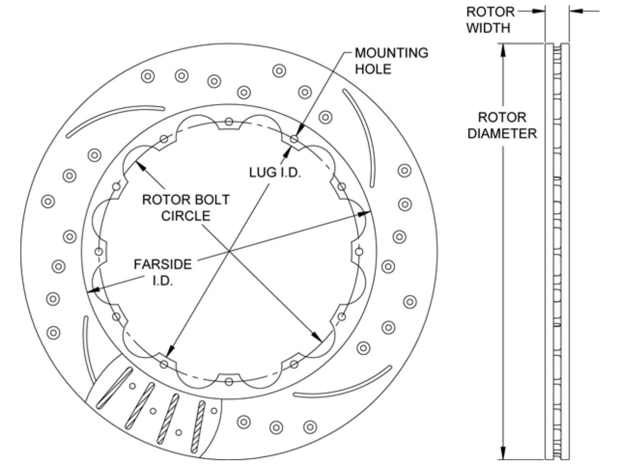 Wilwood SRP Drilled Performance Rotor