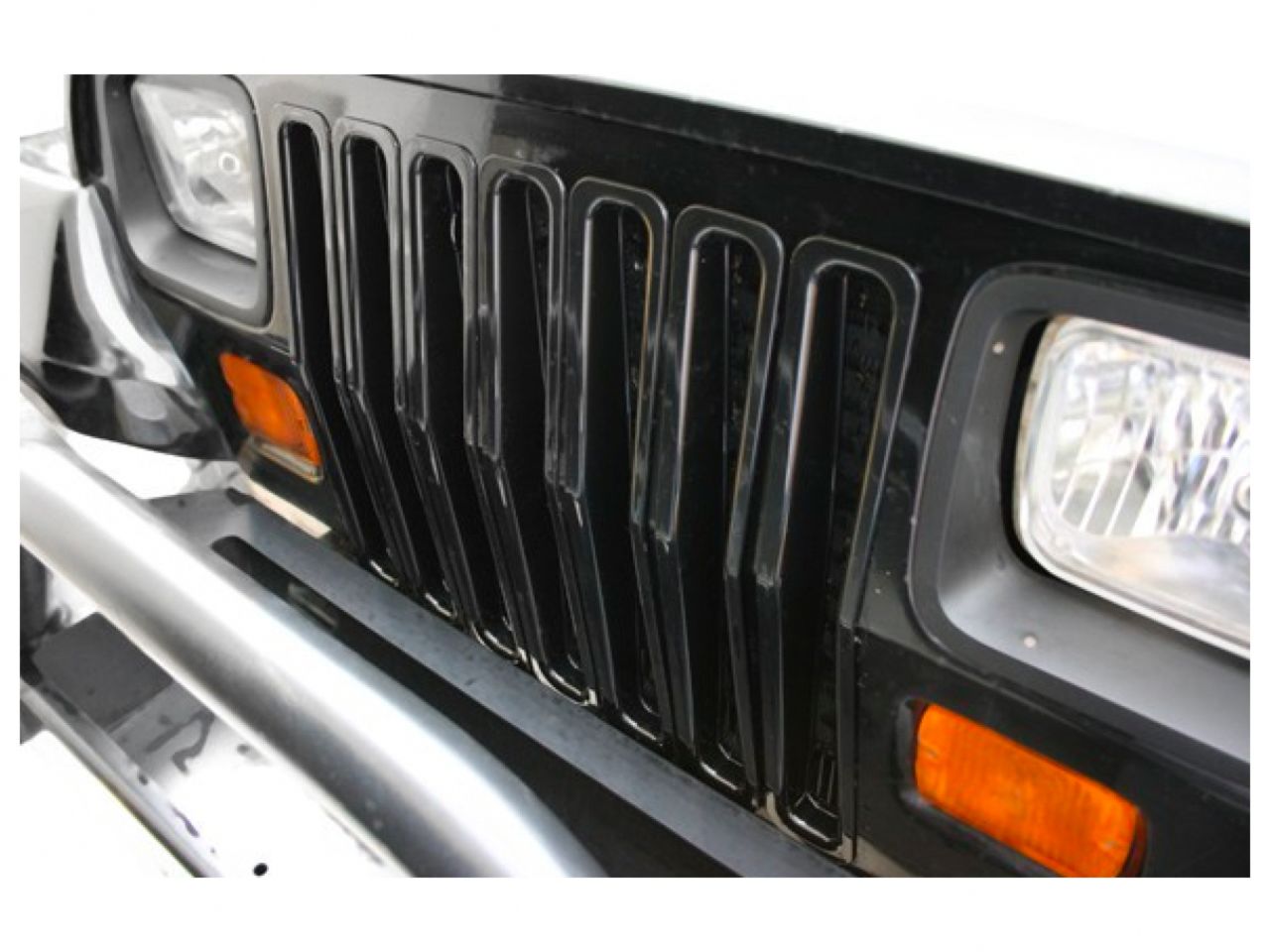 Rugged Ridge Grille Insert Kit,Black;87-95 Jeep Wrangler YJ