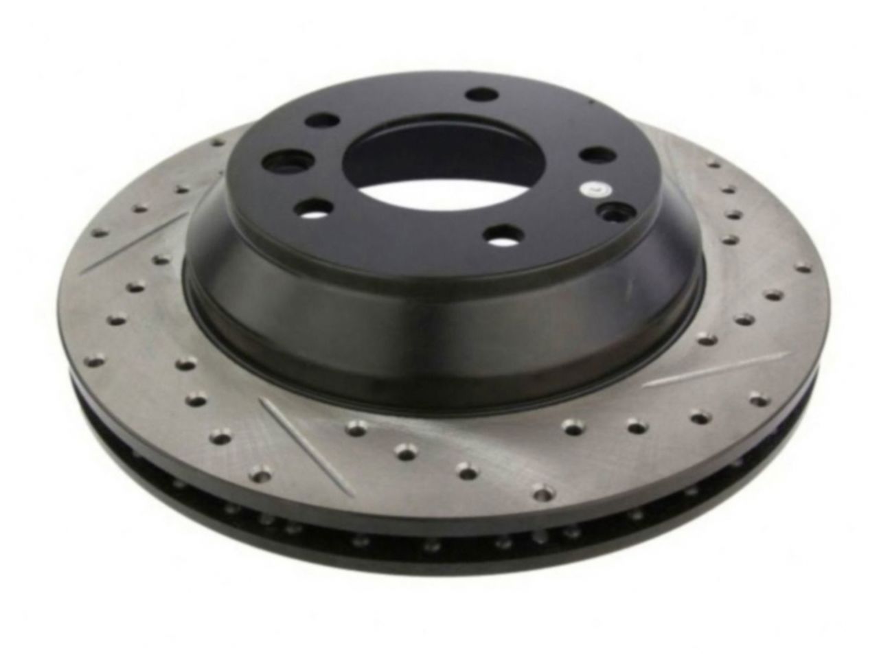 StopTech Select Sport Drilled And Slotted Brake Rotor; Front Left