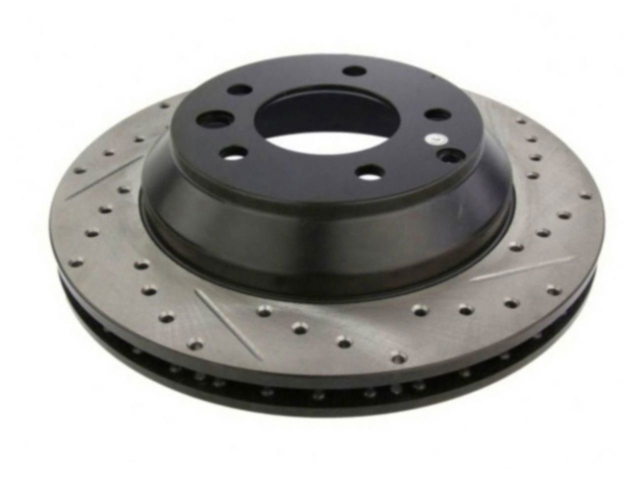 StopTech Select Sport Drilled And Slotted Brake Rotor; Front Left