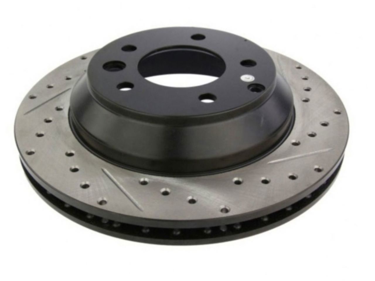 StopTech Select Sport Drilled And Slotted Brake Rotor; Front Left