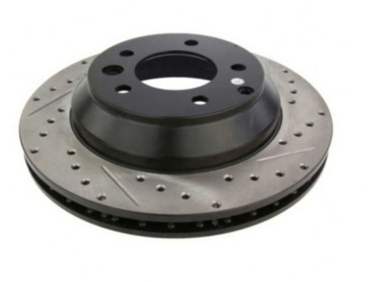 StopTech Select Sport Drilled And Slotted Brake Rotor; Front Left