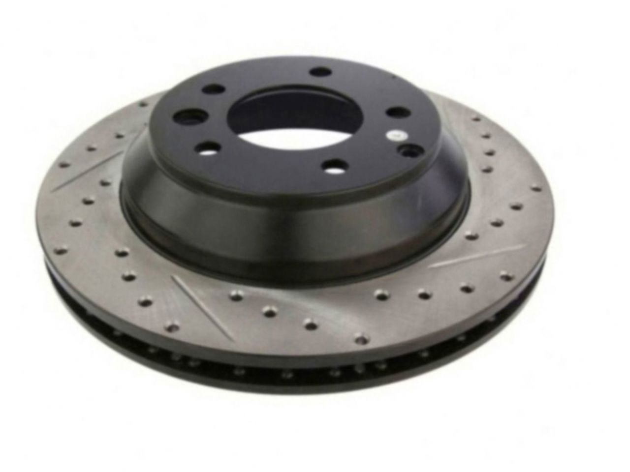 StopTech Select Sport Drilled And Slotted Brake Rotor; Front Left