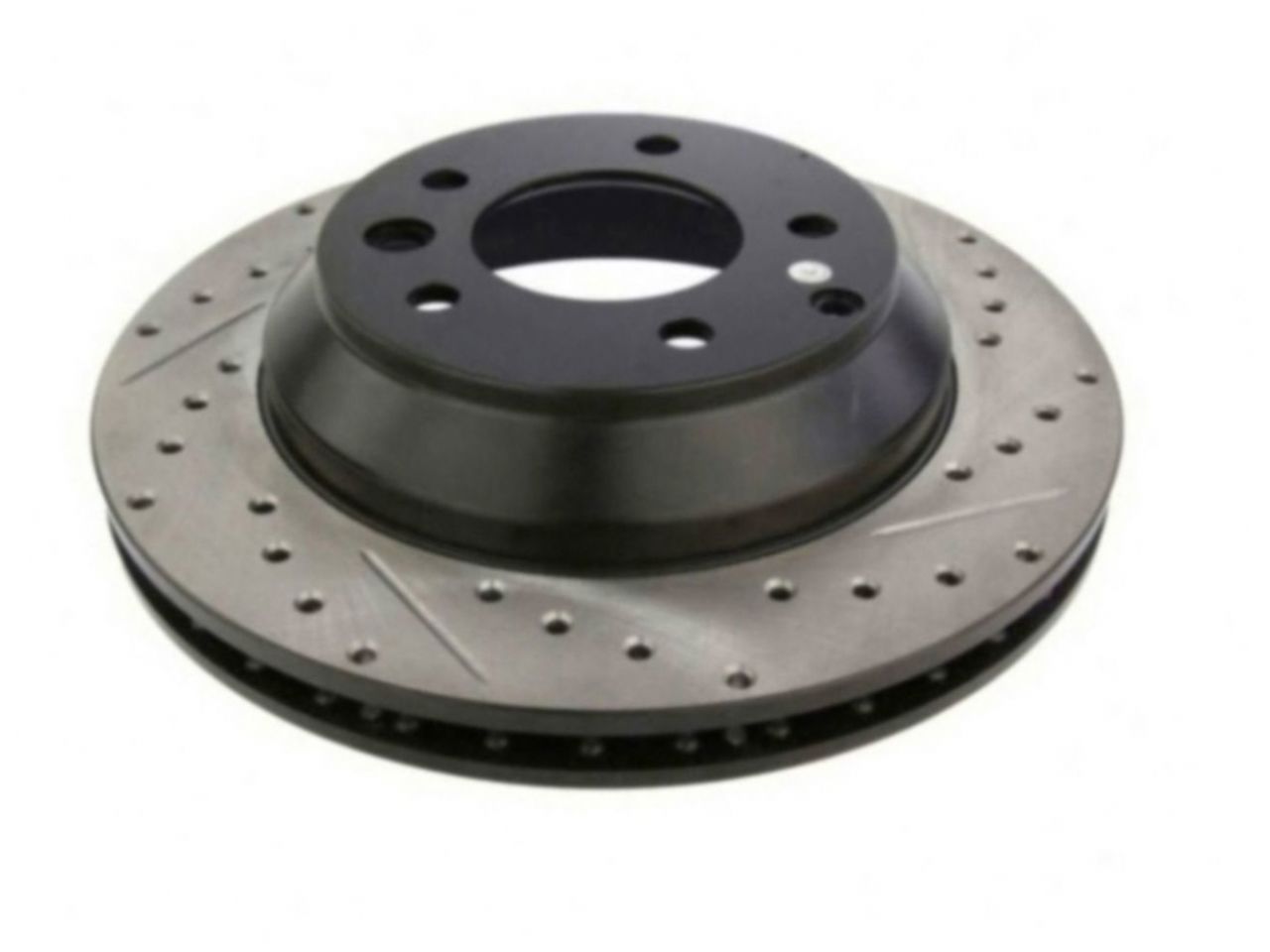 StopTech Select Sport Drilled And Slotted Brake Rotor; Front Left