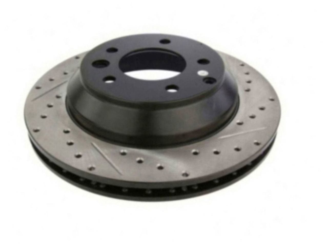 StopTech Select Sport Drilled And Slotted Brake Rotor; Front Left