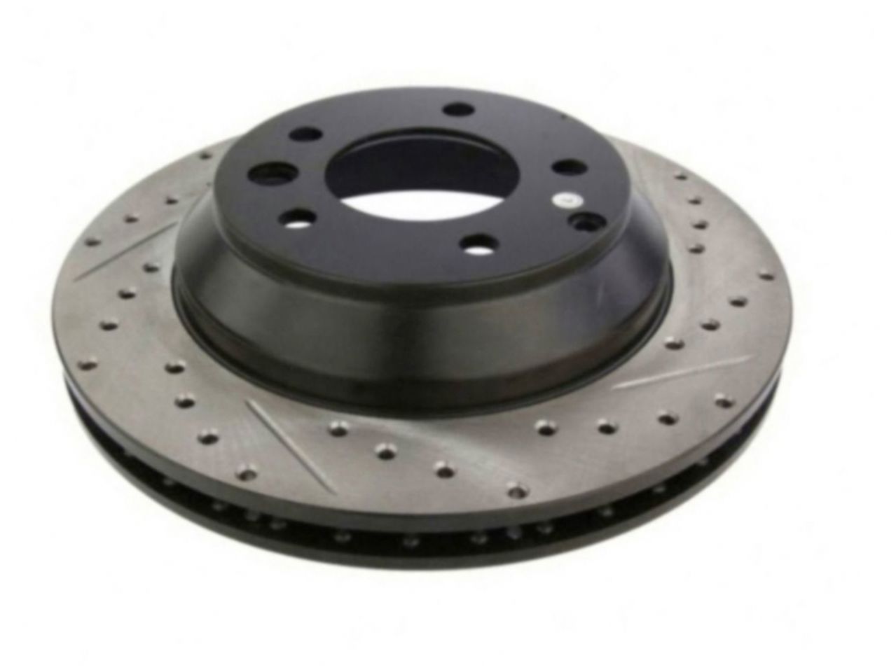 StopTech Select Sport Drilled And Slotted Brake Rotor; Front Left