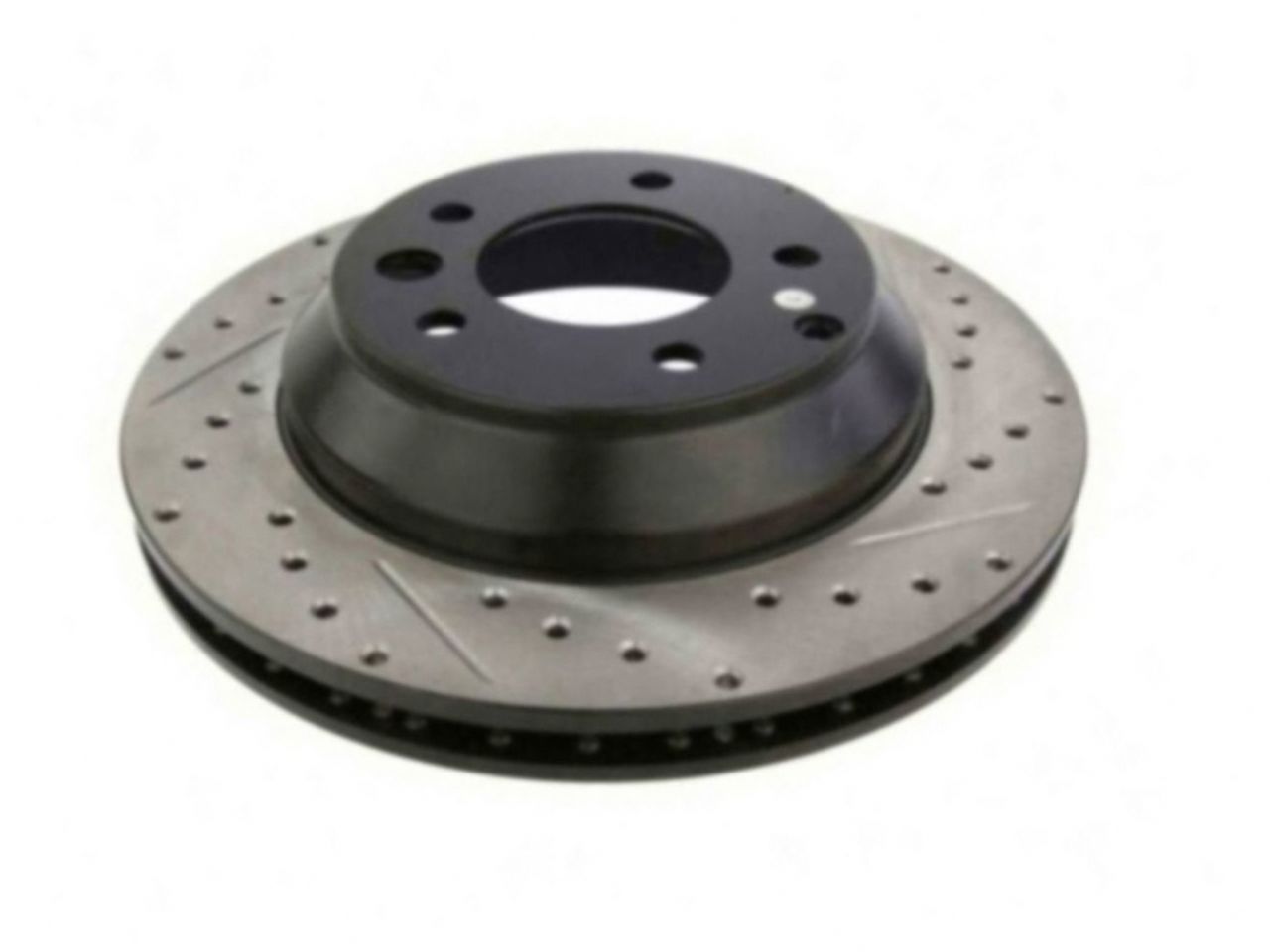 StopTech Select Sport Drilled And Slotted Brake Rotor; Front Left