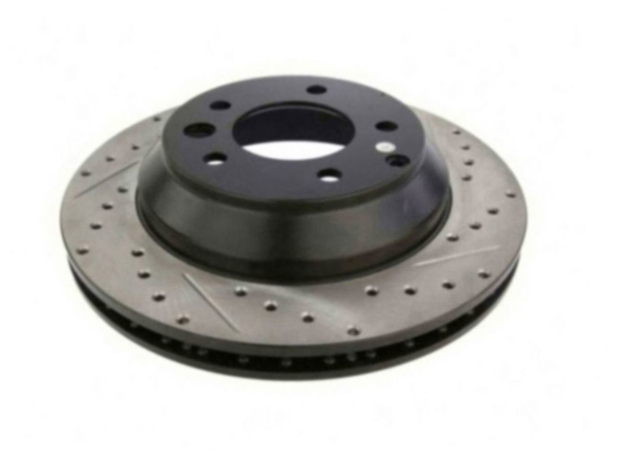 StopTech Select Sport Drilled And Slotted Brake Rotor; Front Left