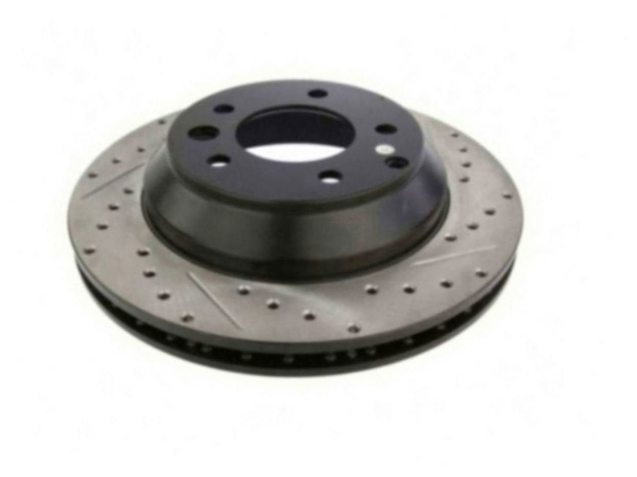 StopTech Select Sport Drilled And Slotted Brake Rotor; Front Left