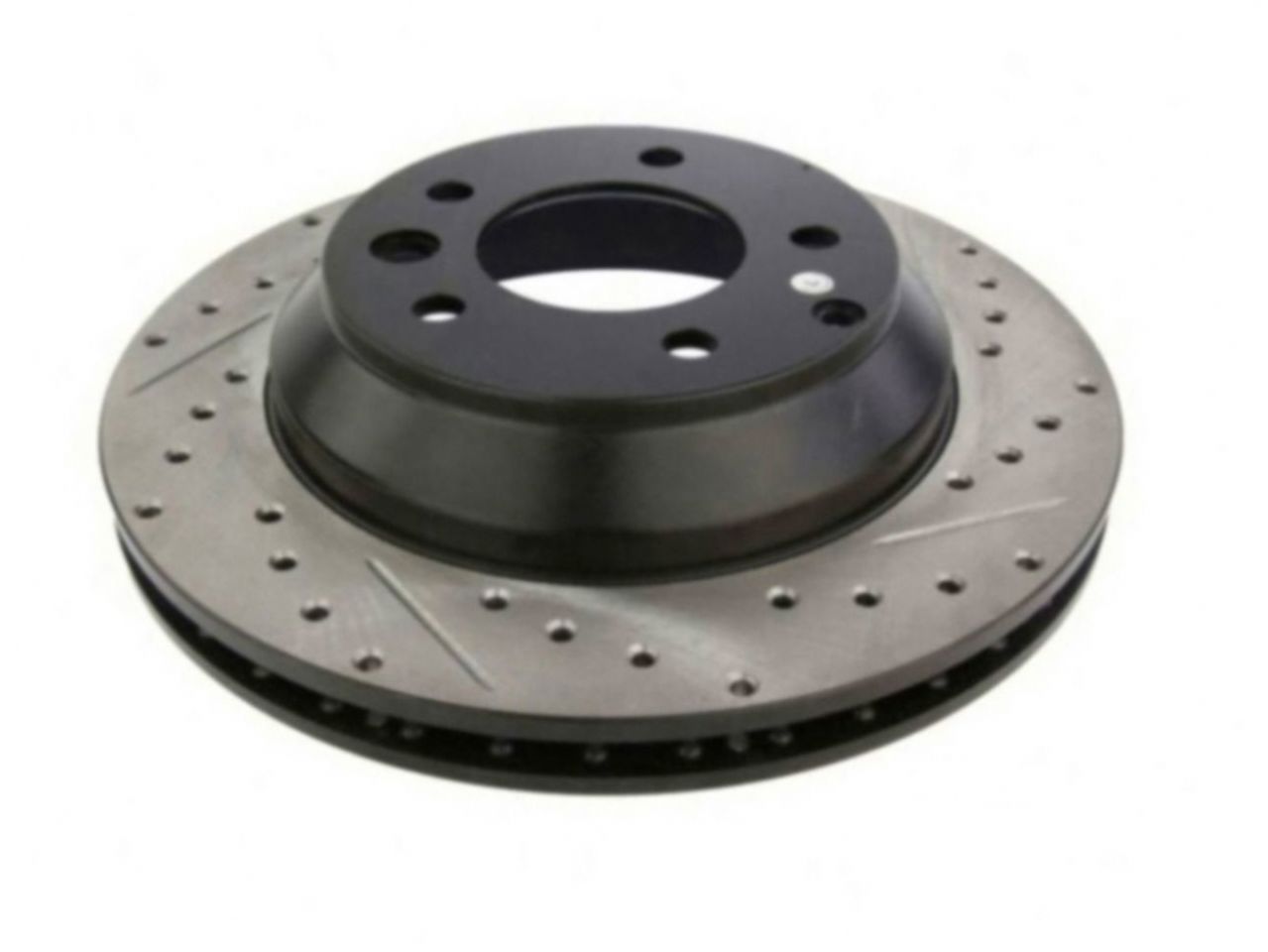 StopTech  Select Sport Drilled And Slotted Brake Rotor; Front Left