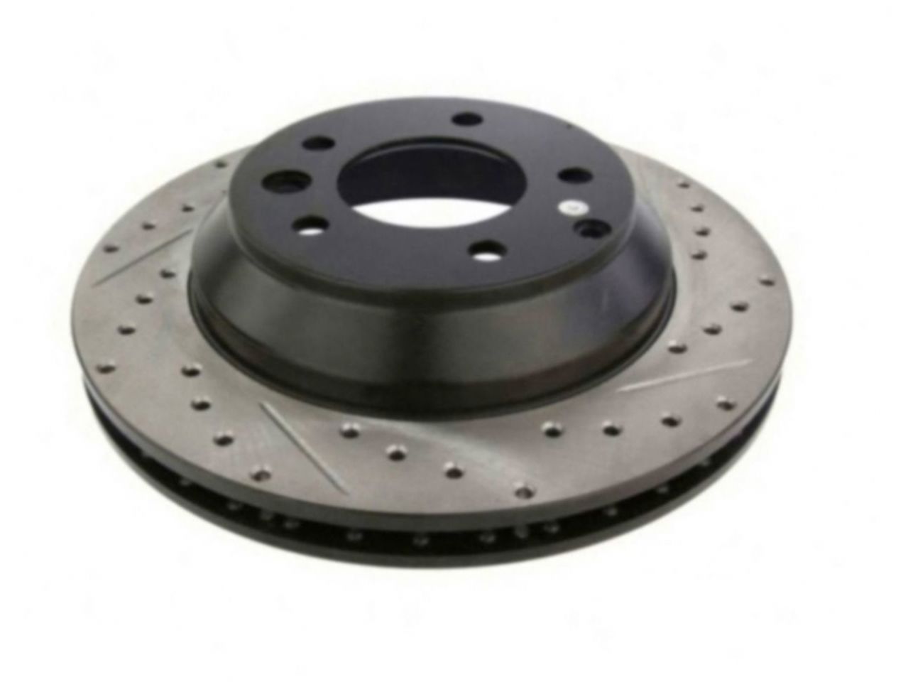 StopTech Select Sport Drilled And Slotted Brake Rotor; Front Left