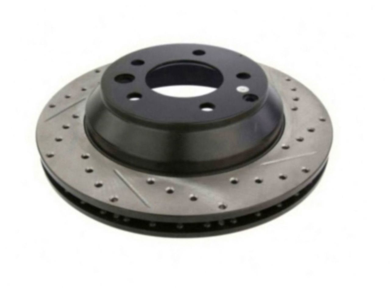 StopTech Select Sport Drilled And Slotted Brake Rotor; Front Left