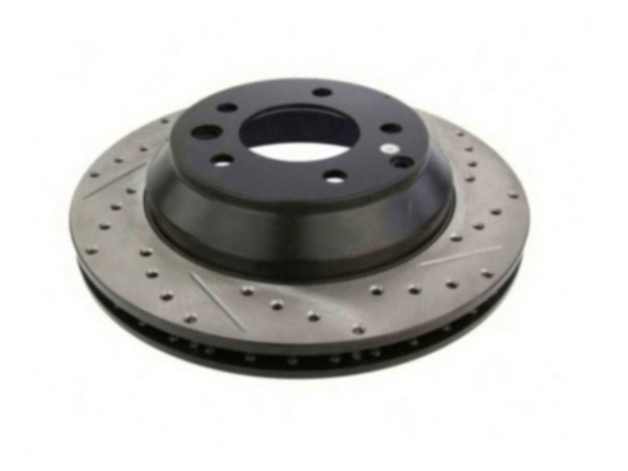 StopTech Select Sport Drilled And Slotted Brake Rotor; Front Left