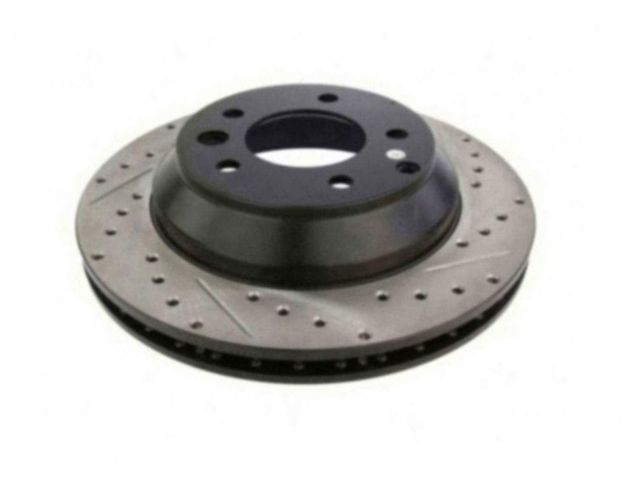 StopTech Select Sport Drilled And Slotted Brake Rotor; Front Left