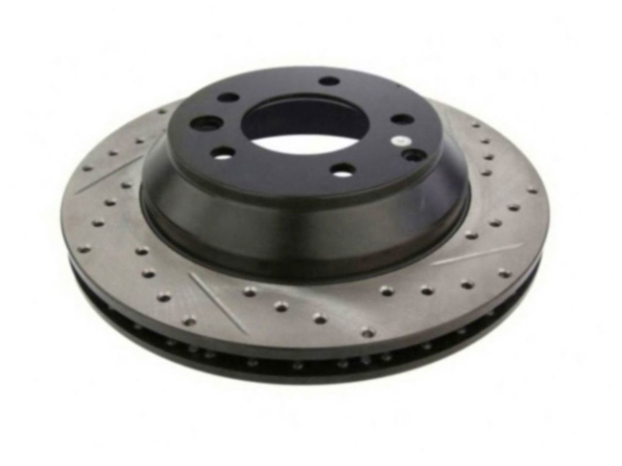 StopTech Select Sport Drilled And Slotted Brake Rotor; Front Left