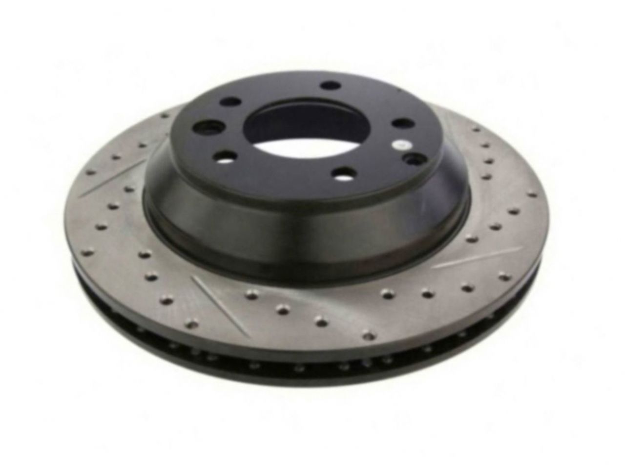 StopTech Select Sport Drilled And Slotted Brake Rotor; Front Left