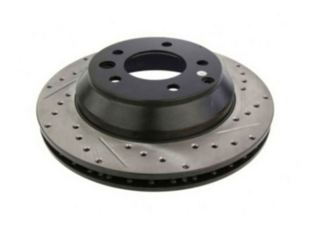 StopTech Select Sport Drilled And Slotted Brake Rotor; Front Left