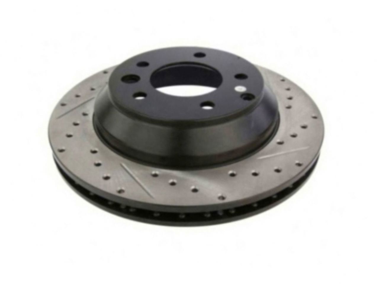 StopTech Select Sport Drilled And Slotted Brake Rotor; Front Left