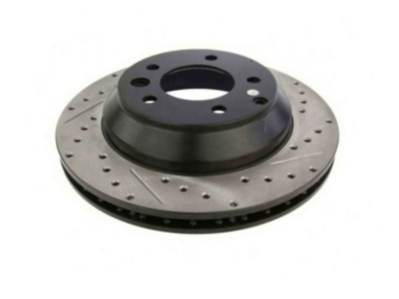 StopTech Select Sport Drilled And Slotted Brake Rotor; Front Left