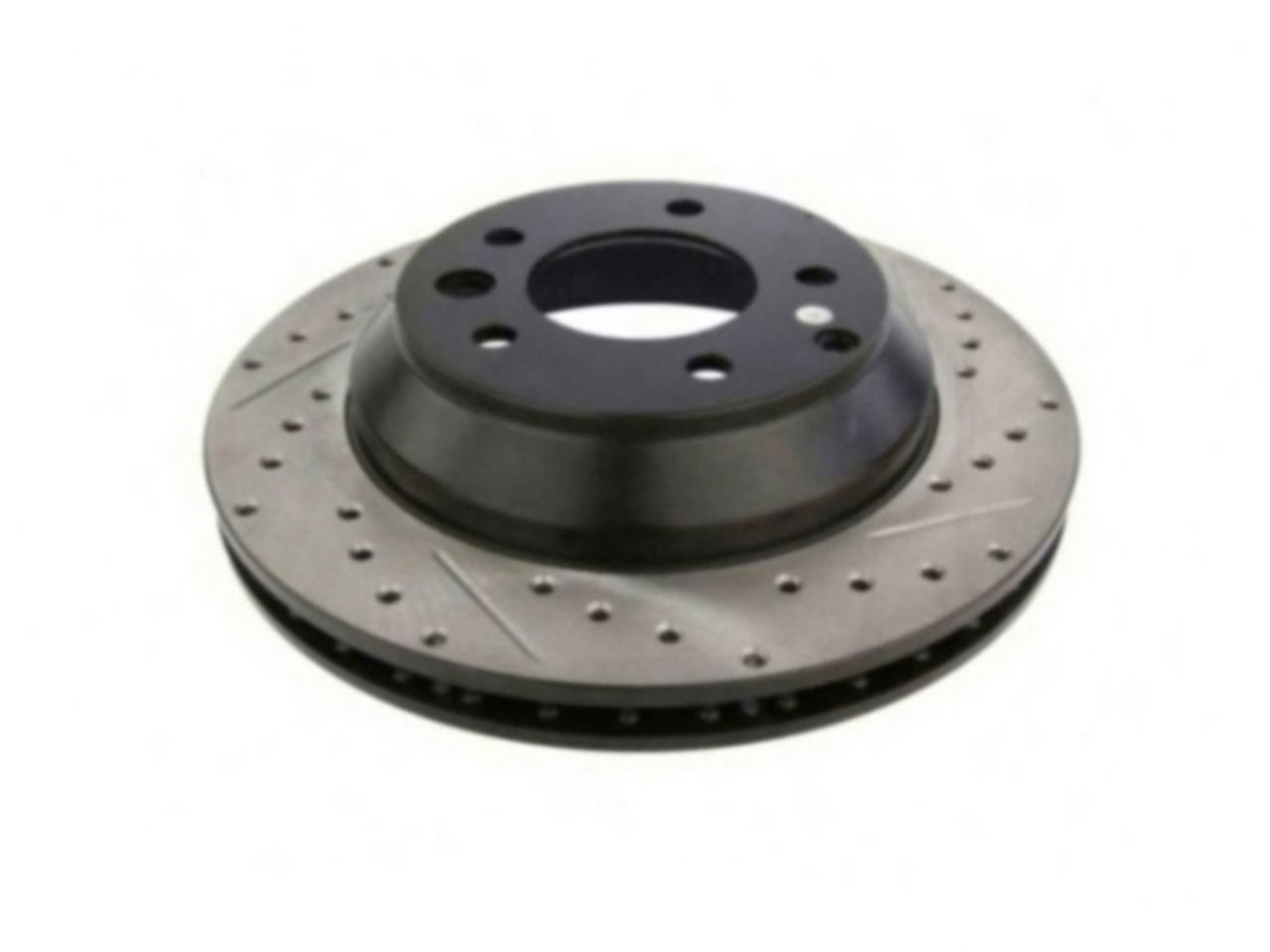 StopTech Select Sport Drilled And Slotted Brake Rotor; Front Left