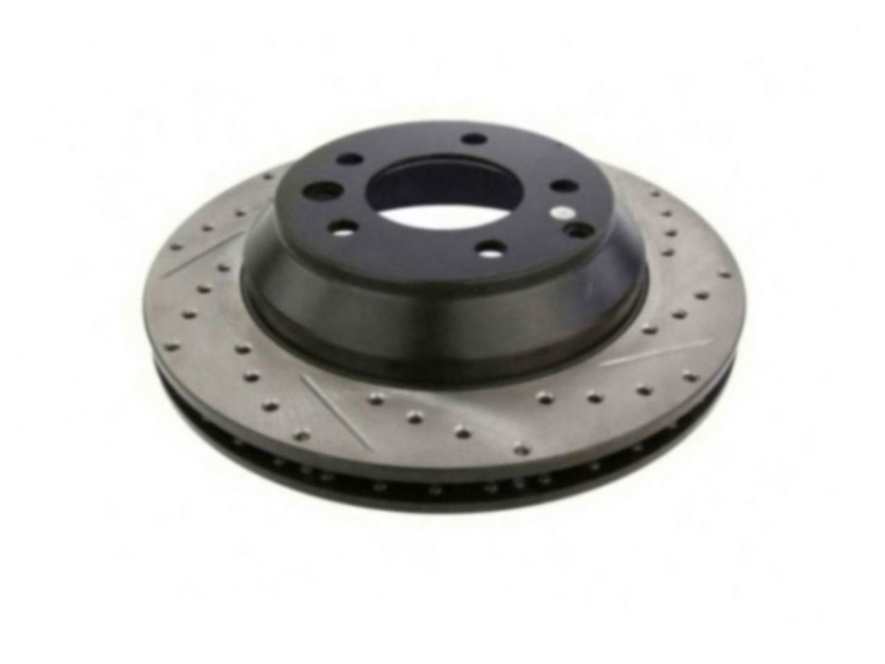 StopTech Select Sport Drilled And Slotted Brake Rotor; Front Left