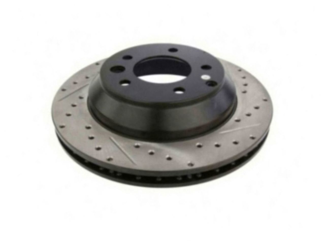 StopTech Select Sport Drilled And Slotted Brake Rotor; Front Left