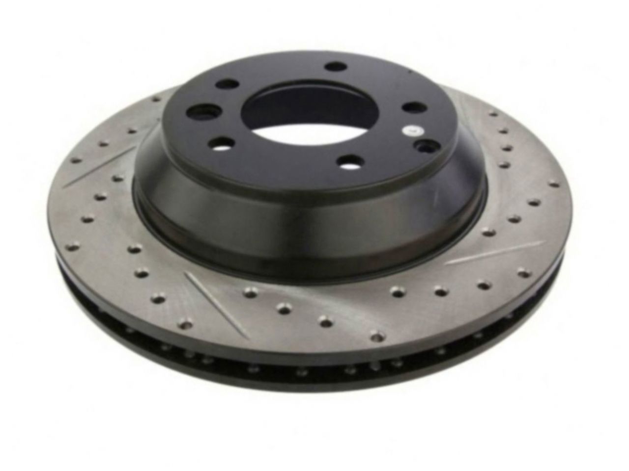 StopTech Select Sport Drilled And Slotted Brake Rotor; Front Left