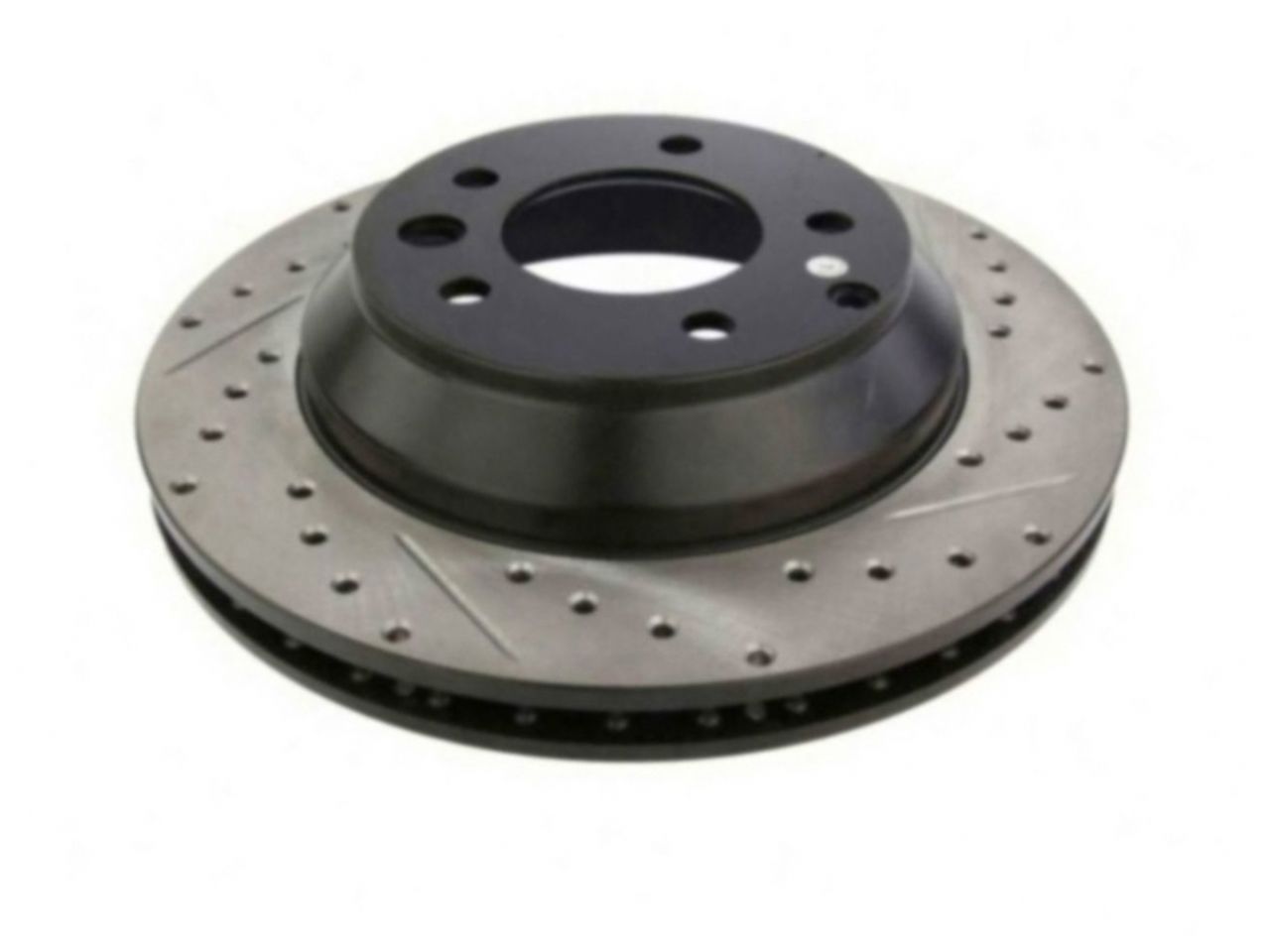 StopTech Select Sport Drilled And Slotted Brake Rotor; Front Left